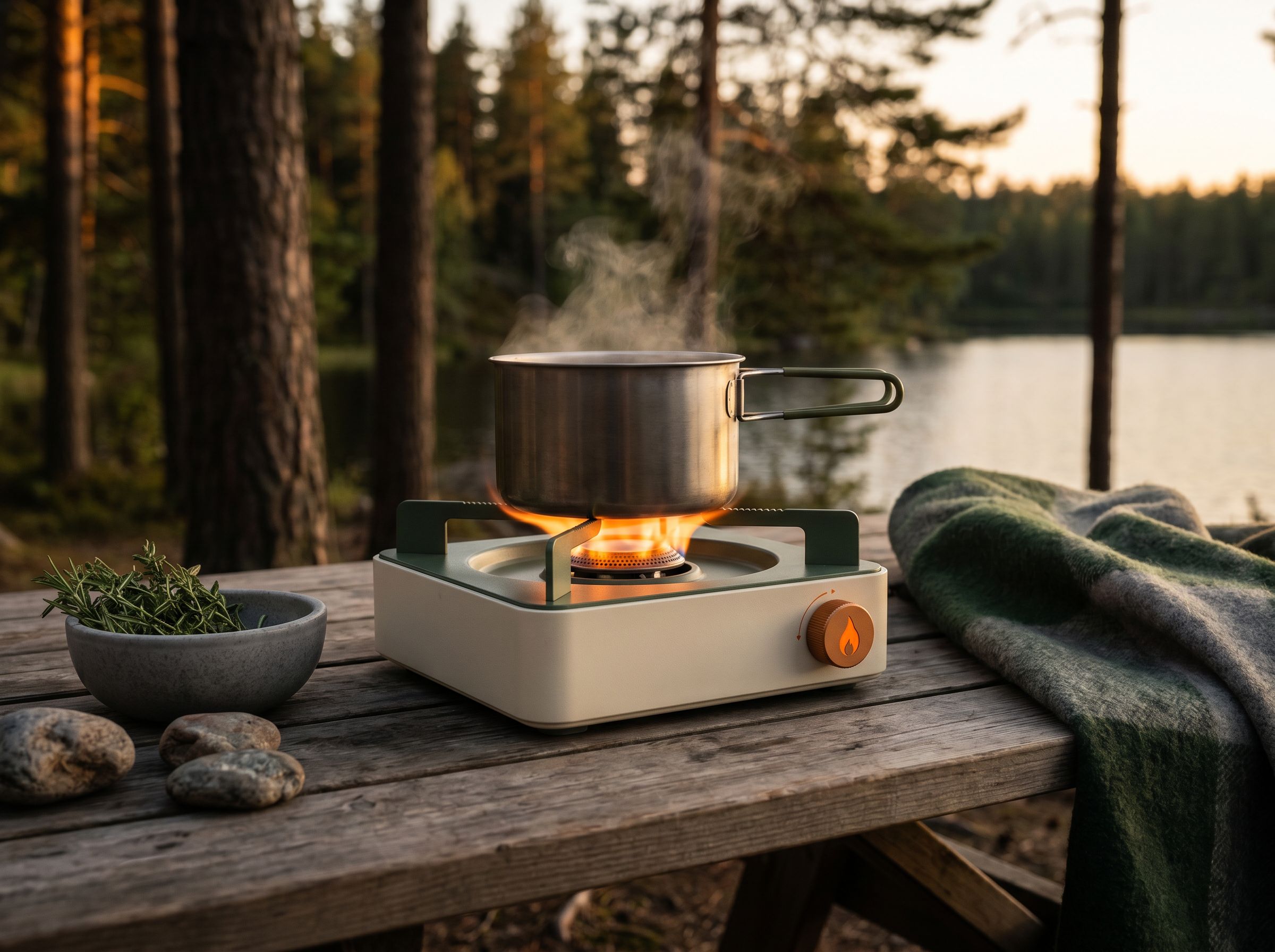 Quel type de rechaud convient pour un road trip en van